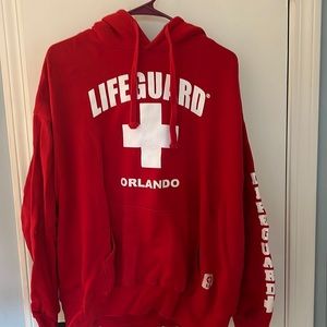 Orlando lifeguard hooded sweatshirt